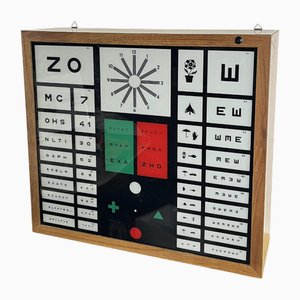 Mid-Century Italian Illuminated Optometric Table, 1960s