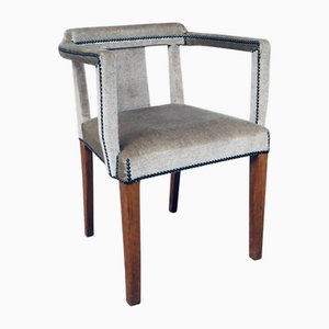 Boudoir Side Chair in Velvet, 1920s