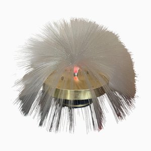 Lampe Rotative Mid-Century à Fibre Optique Multicolore, 1960s