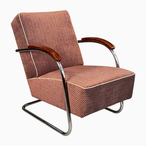 Bauhaus Chrome Armchair from Kovona, 1930s