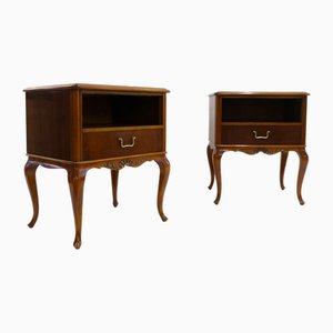 Comodini Mid-Century moderni, Scandinavia, set di 2
