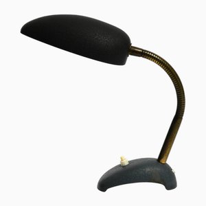Kleine Tischlampe mit Metall Schwanenhals von Gebrüder Cosack, 1950er