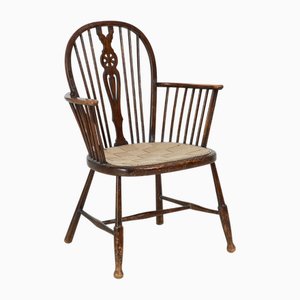 Antiker Windsor Armlehnstuhl für Kinder