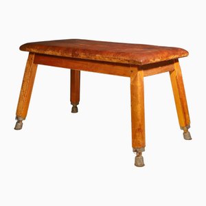 Large Gymnastic Bench, Former Czechoslovakia, 1950s