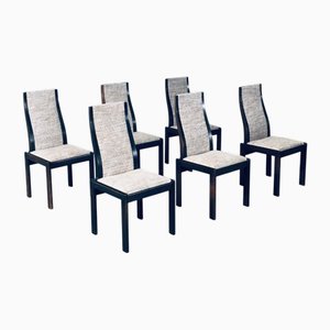 Italian Postmodern Dining Chairs, 1970s, Set of 6