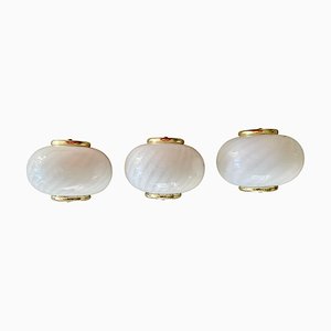 Vintage Italian Wall Lights from Vistosi, 1980s, Set of 3