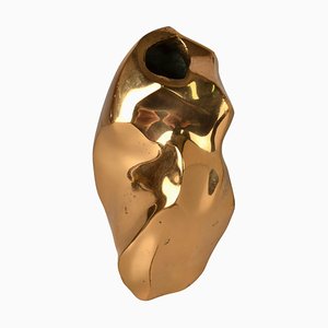 Sculptural Bronze Vase by Michel Jaubert, 1960s