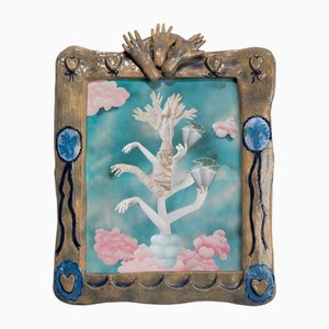 Michaela Karásek Čejková & Luisa Bělohlávková, Puget for a Bride, Print in Ceramic Frame