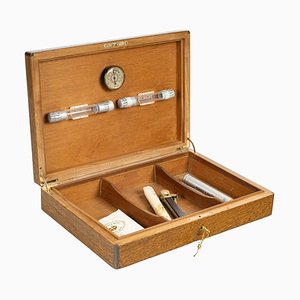 20th Century Cigar Case in Veneered Wood