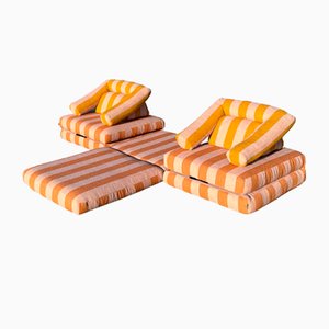 Vintage Ego Modular Sofa by De Pas, d'Urbino & Lomazzi for Ligne Roset, Set of 5