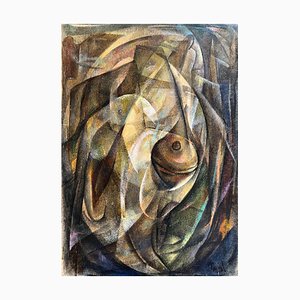Vivaldo Martini, The Top, Oil on Canvas