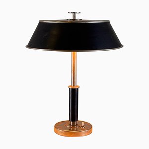 Swedish Grace Art Deco Table Lamp attributed to Erik Tidstrand for NK, 1930s