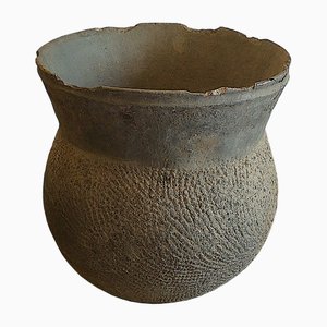 Olla de barro africana del siglo XIX, Senegal