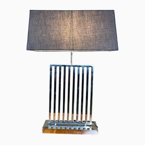 Tischlampe aus verchromtem Metall, 2000er