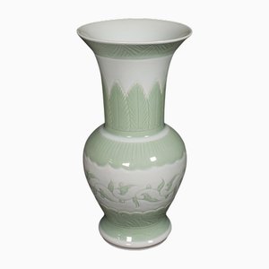 Grande Urne Victorienne en Céramique Celadon, Chine, 1900s