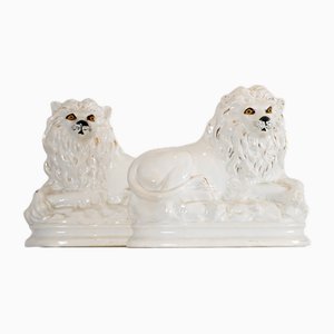 Staffordshire Lions, inizio XIX secolo, set di 2