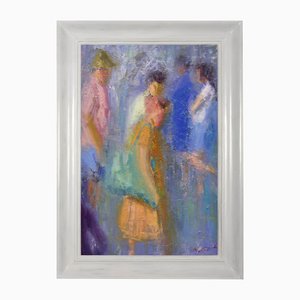 Renato Criscuolo, In Centro, 2009, Oil on Canvas, Framed