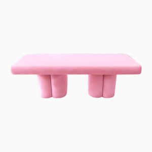 Visceral Bench in Pink Velvet from Moanne