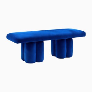 Banc Visceral en Velours Bleu de Moanne