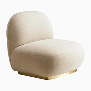 Susurro Accent Chair in White Bouclé from Moanne