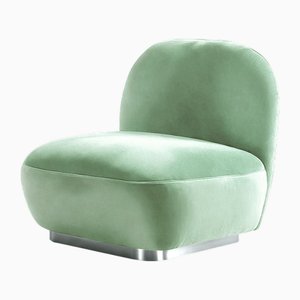 Susurro Accent Chair in Aquamarine Velvet from Moanne