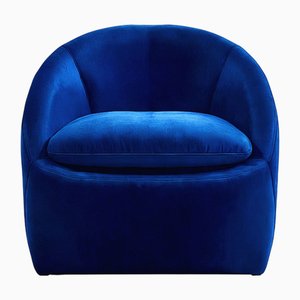 Quimera Chair in Blue Velvet