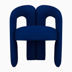 Delirio Armchair in Blue Velvet from Moanne