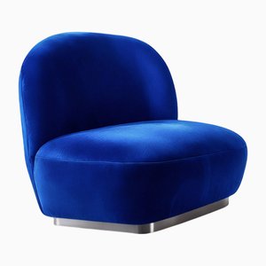 Susurro Accent Chair in Blue Velvet from Moanne