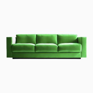 Revolution Sofa in Green Velvet from Moanne