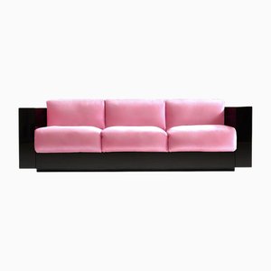 Revolución Sofa in Pink Velvet from Moanne