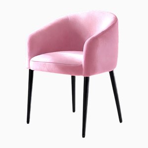 Utopía Dining Chair in Pink Velvet from Moanne