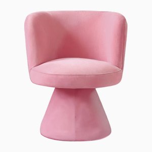 Coraje Dining Chair in Pink Velvet from Moanne