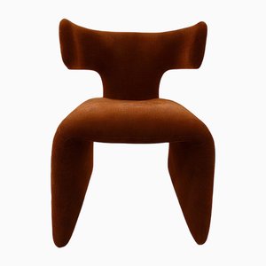 Euforia Dining Chair in Brown Velvet from Moanne