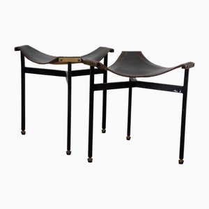 Set of Leather Stools