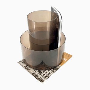 Portariviste vintage girevole in plastica di Cini & Nils per Opi Milano, 1969
