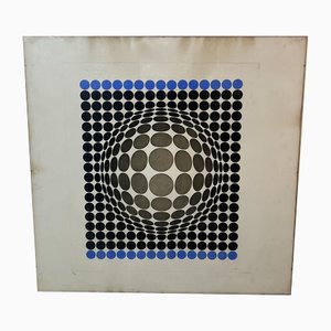 Victor Vasarely, Grafische Präsenz, 1970, Aquatinta-Radierung