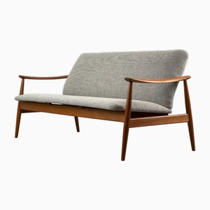 Divano FD-138 in teak di Finn Juhl per France & Son, anni '60