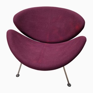 Sedia Slice arancione di Pierre Paulin per Artifort, anni '90