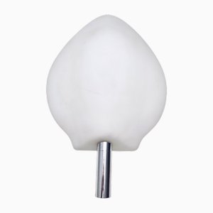 Applique No. 2299 en Verre Opalin de Fontana Arte, Italie, 1980s