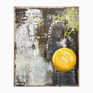 Rubins J. Spaans, Crodino Aperitif, 2023, Huile sur Toile