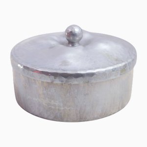 Scatola Maggi in metallo martellato, Svizzera, 1970