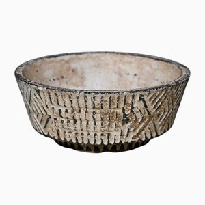 Brutalist Concrete Tripod Flower Pot