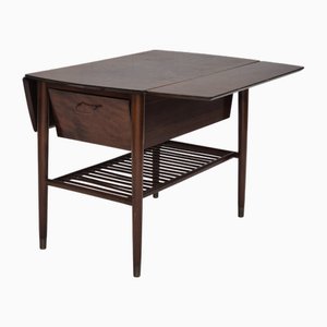 Vintage Danish Foldable Coffee Table, 1950s