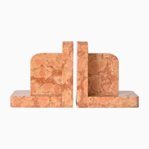Art Deco Marble Bookends, 1930s, Set of 2