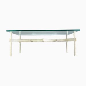 Vintage Wrought Iron Design Coffee Table, 1980s