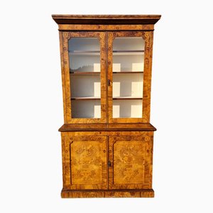Mobile Living Room Bookcase Inlaid with Briarwood