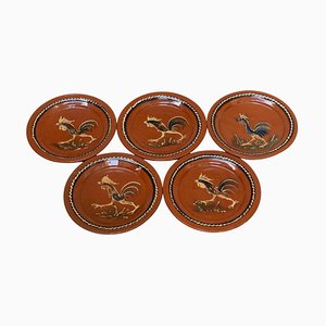 Plates by Díaz Costa, 1960s, Set of 5