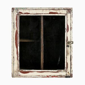 Cubic Display Case in Patinated Wood