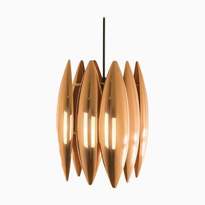 Lampe à Suspension Kastor en Cuivre par Jo Hammerborg pour Fog & Mørup, 1960s