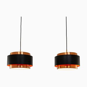 Saturn Pendants by Jo Hammerborg for Fog & Mørup, 1960s, Set of 2